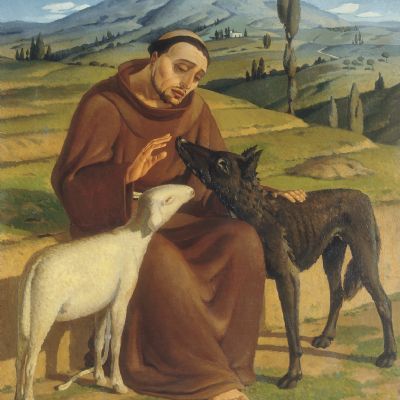 San Francesco, il lupo e l'agnello, 1925